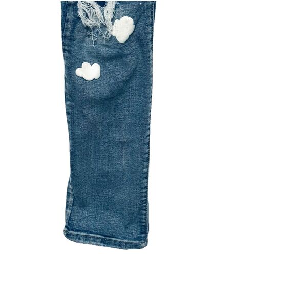 Smoke Rise Jeans Men's 34X34 (33.5") Distressed Destroyed Streetwear Stretch - Picture 6 of 16